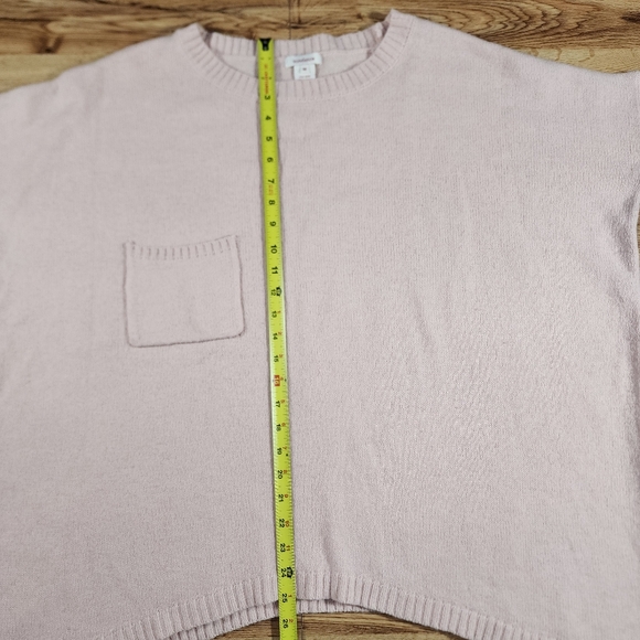 Sundance Size M Lagenlook Knit Pullover Sweater Wool Blend Light Pink - Picture 5 of 10